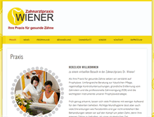 Tablet Screenshot of elena-wiener.de